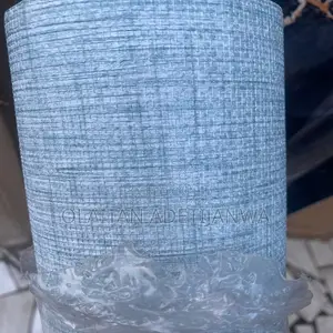 Textured Cleanable Blue Wallpaper for Home N Office