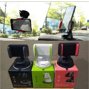 360° Rotating Universal Car Phone Holder With Strong Suction