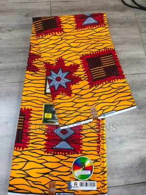 Vibrant Red African Prints Big Ankara