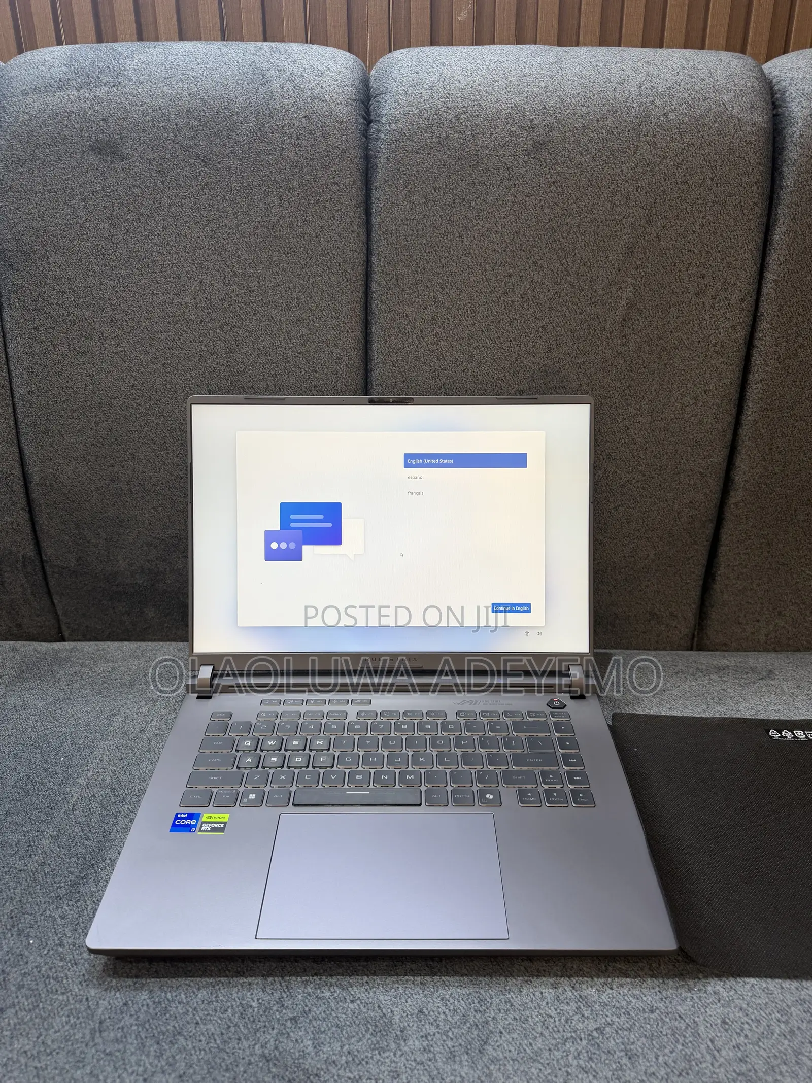 New Laptop Asus ROG Strix G16 16GB Intel Core i7 SSD 1T