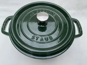 Staub Used Enamelled Cast Iron Dutch Oven Pot Size 4Qt / 3.7 Litre