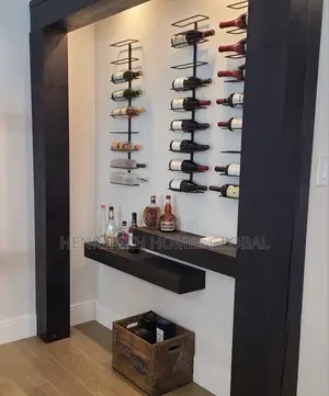 9-Step Wine Bottle Rack – Multi-Level Wine Storage Stand