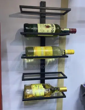 5-Step Wine Bottle Rack – Multi-Level Wine Storage Stand