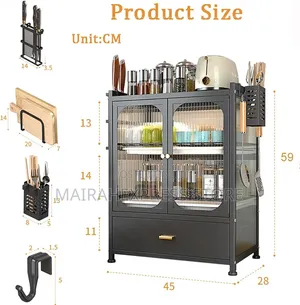 Multifunctional Storage Cabinet for Various Tableware T. S
