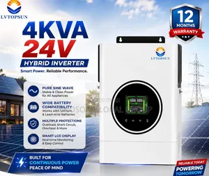 4kva 24v Lvtopsun Off/on Grid Hybrid Inverter