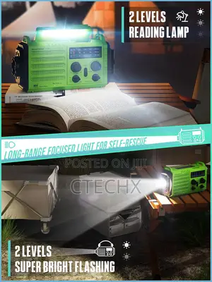 ROCAM CR1009 Hand Crank Emergency Solar Radio