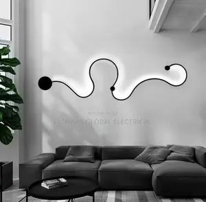 Vintsge Fashion Irregular Art Line Shining Led