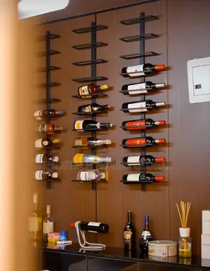 5-Step Wine Bottle Rack – Multi-Level Wine Storage Stand