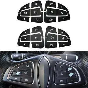 Button Repair Sticker for Mercedes-Benz GLA B C E Class Steering Wheel