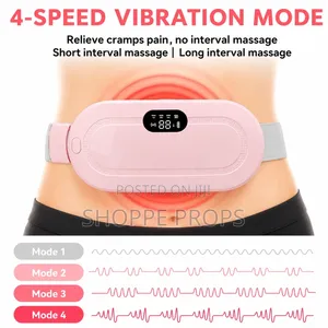 Cordless Electric Heating Belly Massage Cramps Relief Wrap Belt