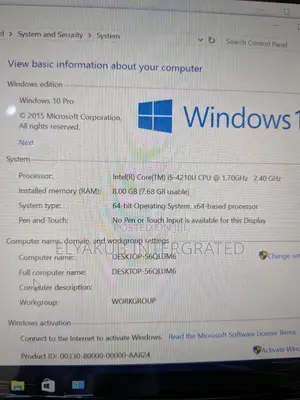 New Laptop Lenovo 8GB Intel Core i5 HDD 500GB