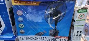 Qasa 16 Inches Rechargeable Mist Fan