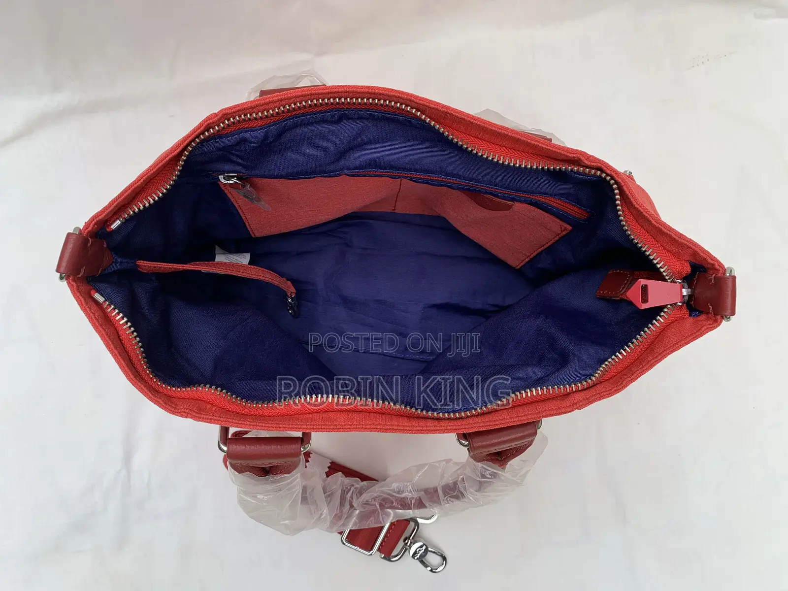 Kipling Womens Red Shoulder Hand Bag Size Medium