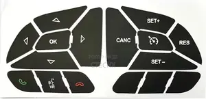 Dodge for Charger 2016-2022 Car Steering Wheel Button Repair Stickers