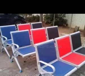 Multi Colour Executive Padded 3 Seater Waiting Chair