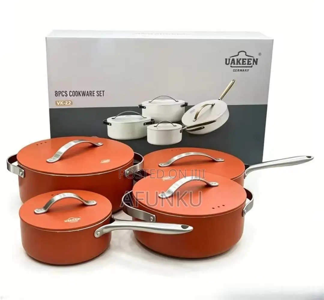 Uakeem 8pcs Ceramic Induction Pot