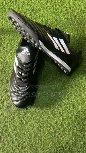 Adidas Black Canvas Boot for Turfs (46)