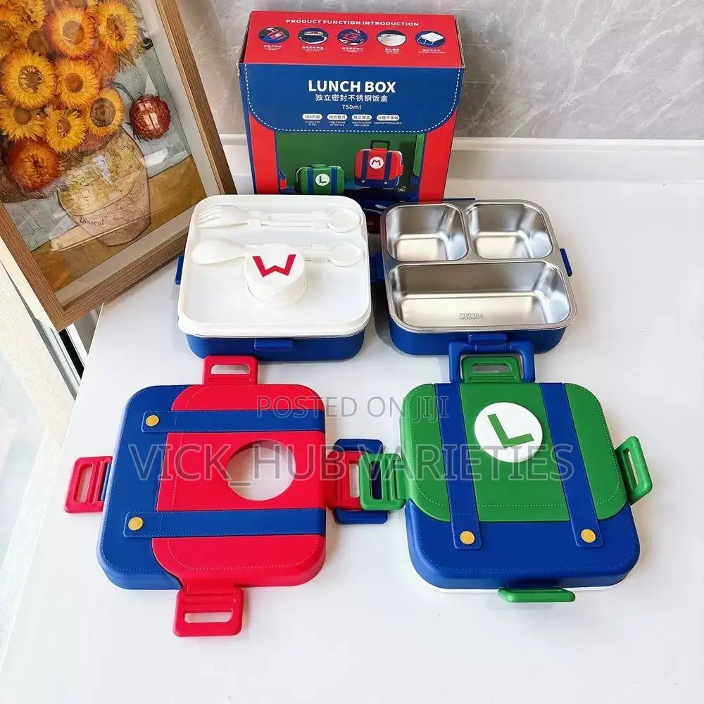 Stainless Flask and Lunch Box/Bag