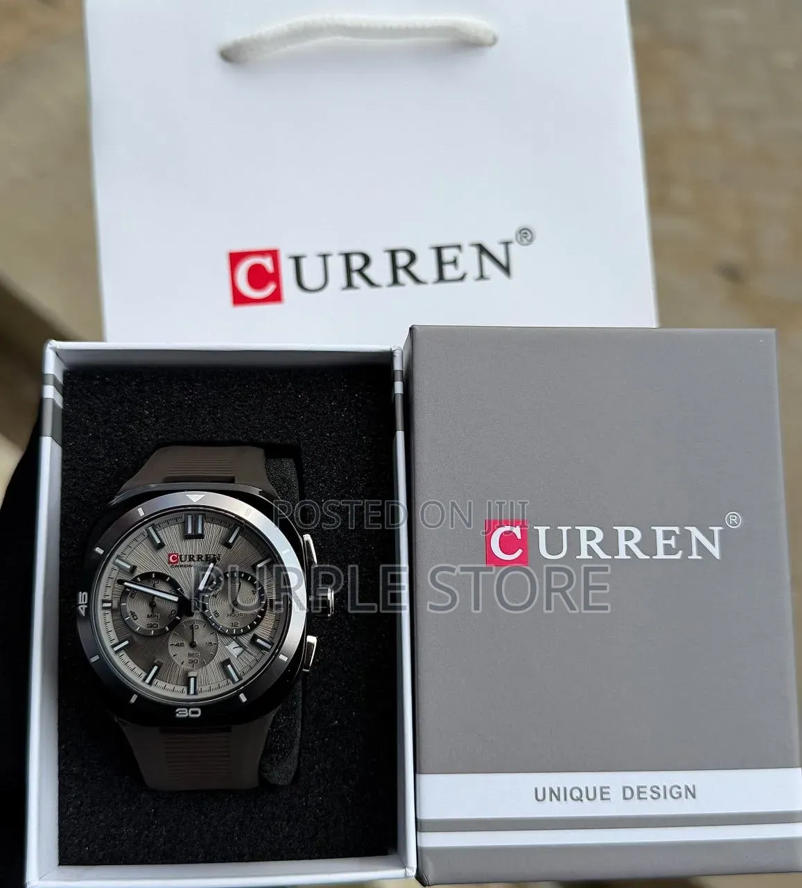 Curren Chronograph Water Resistant Watch
