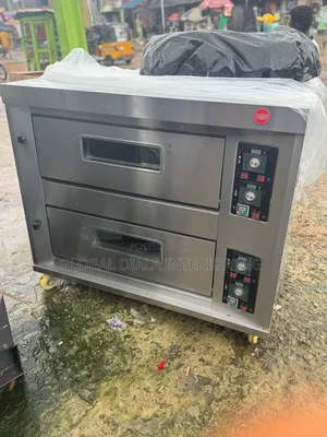 Double Deck 4 Tray Commercial Oven