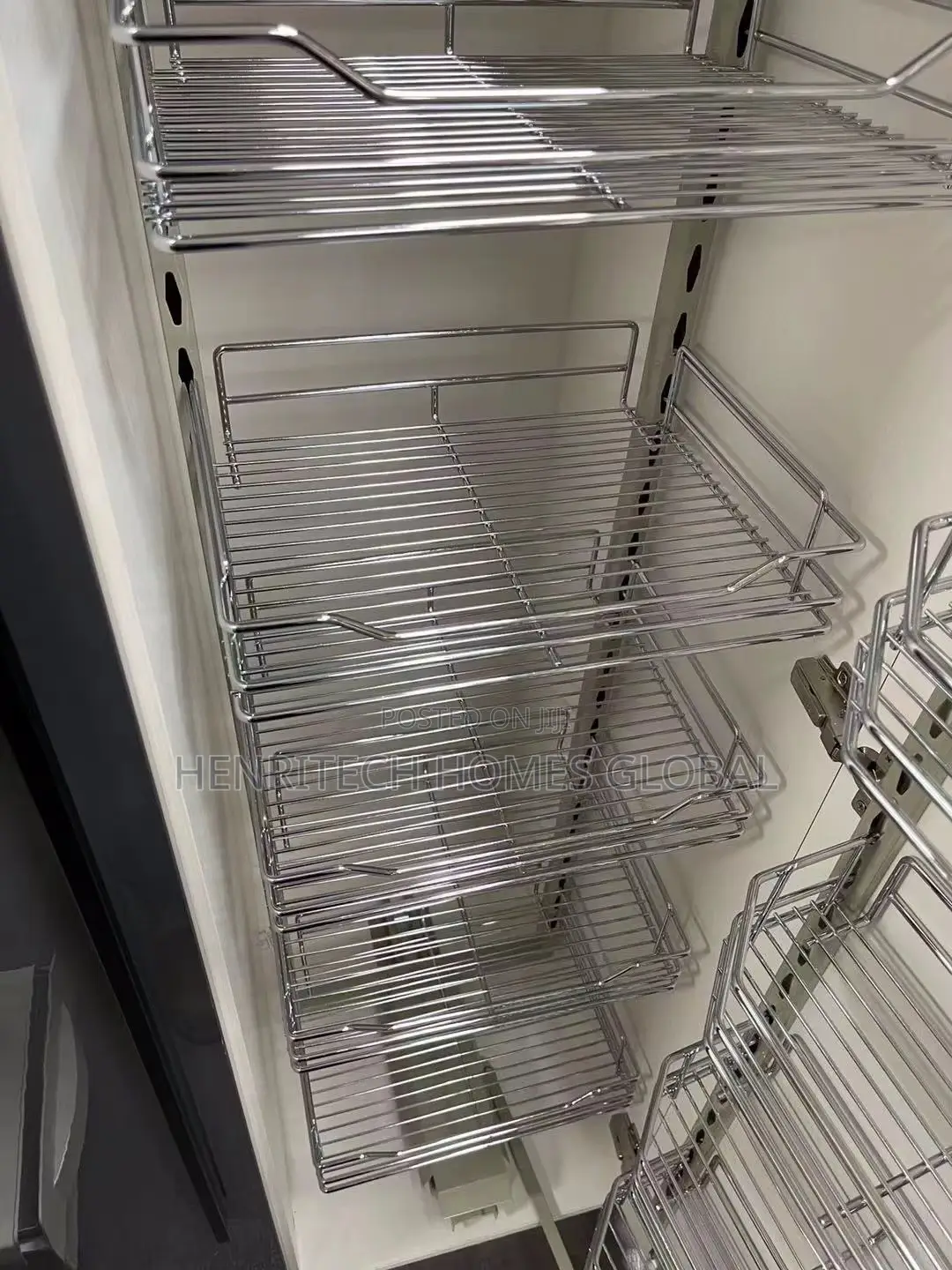 6-Layer Wire Storage Pantry – Pull-Out Kitchen Organizer