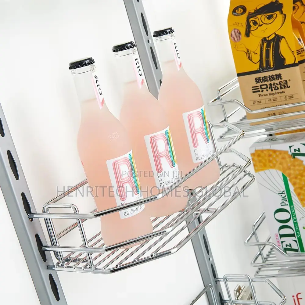 6-Layer Wire Storage Pantry – Pull-Out Kitchen Organizer