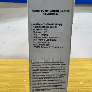 Laptop HP Omen 16 16GB AMD Ryzen 9 SSD 512GB