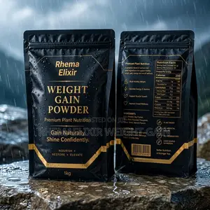 Rhema Elixir Weight Gain Powder 1kg - Natural for Men Women