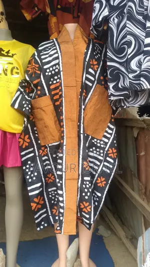 Stone Ankara Kimono #