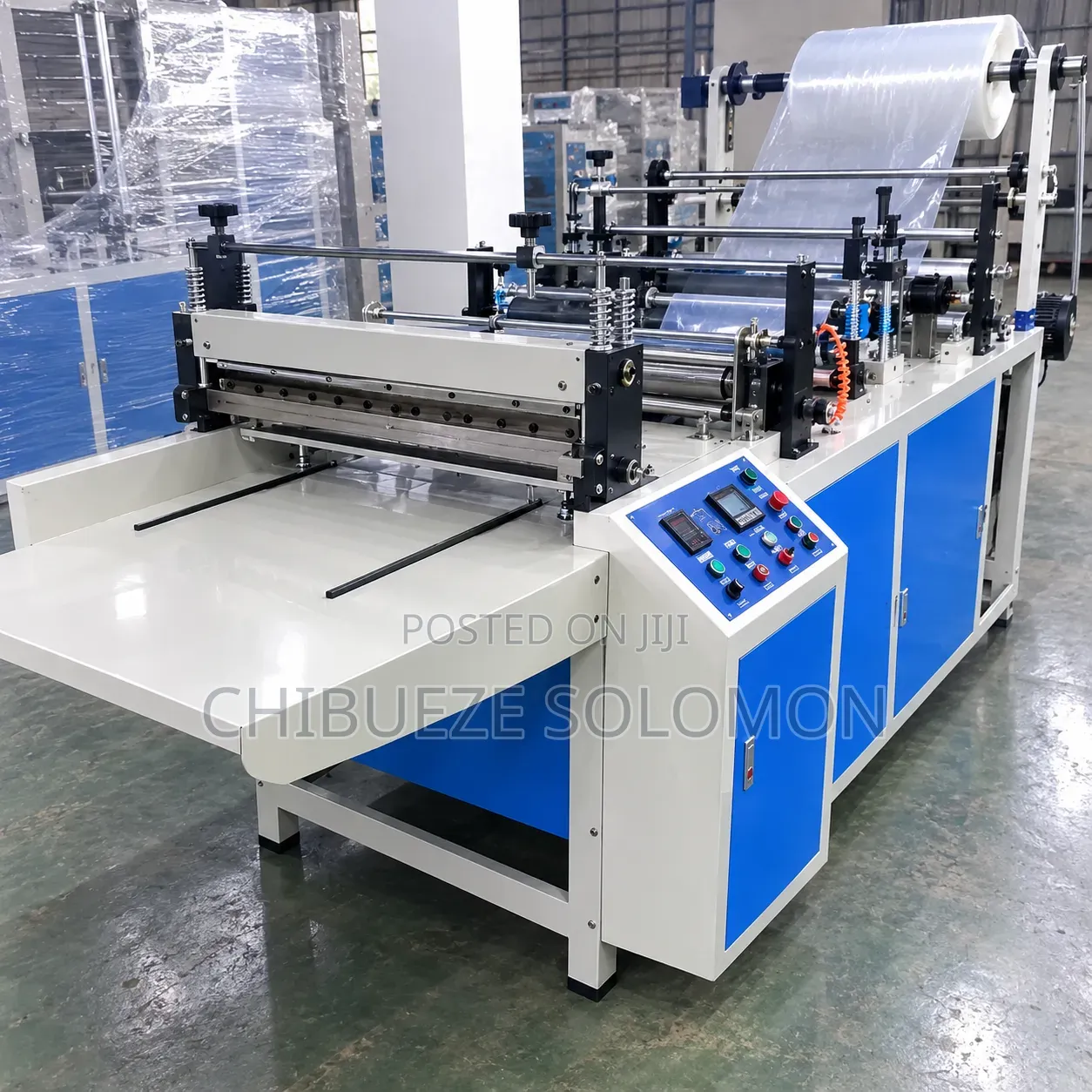 Single Deck Nylon Bag Making Machine | Nylon Cutting Sealing Machine