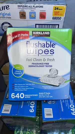Kirkland Flushable Wipes X 640