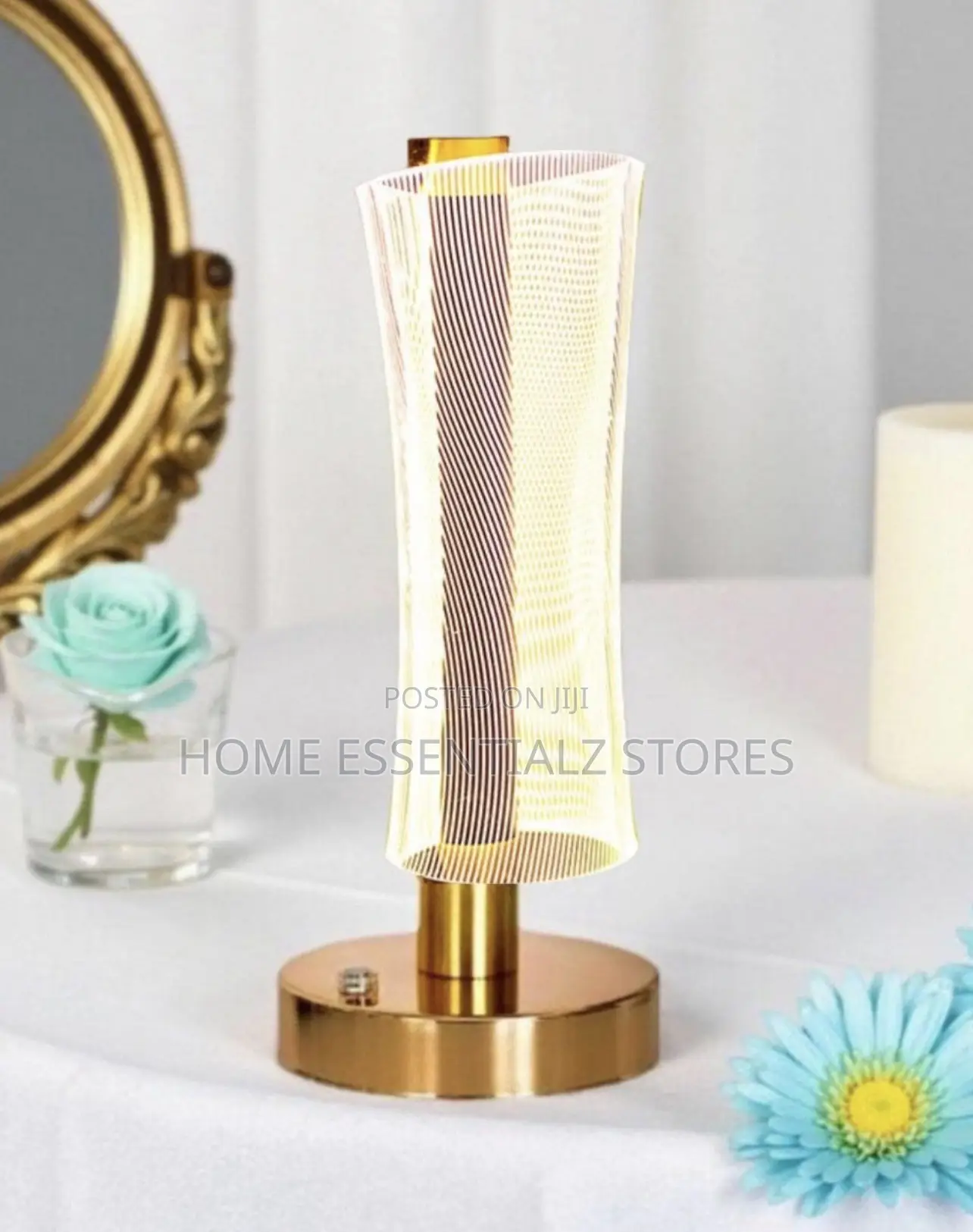 3-Color Rechargeable LED Table Lamp - Night Light With USB Charging