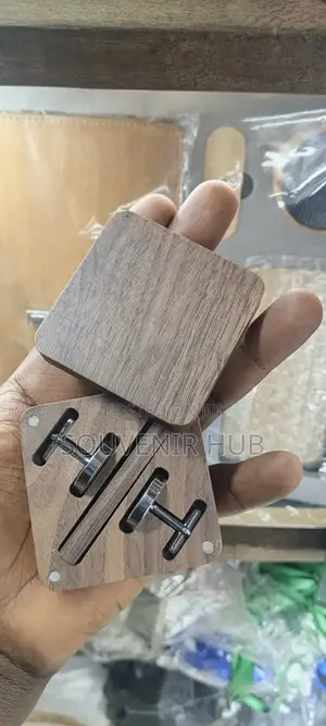 Premium Wooden Cufflinks for Men