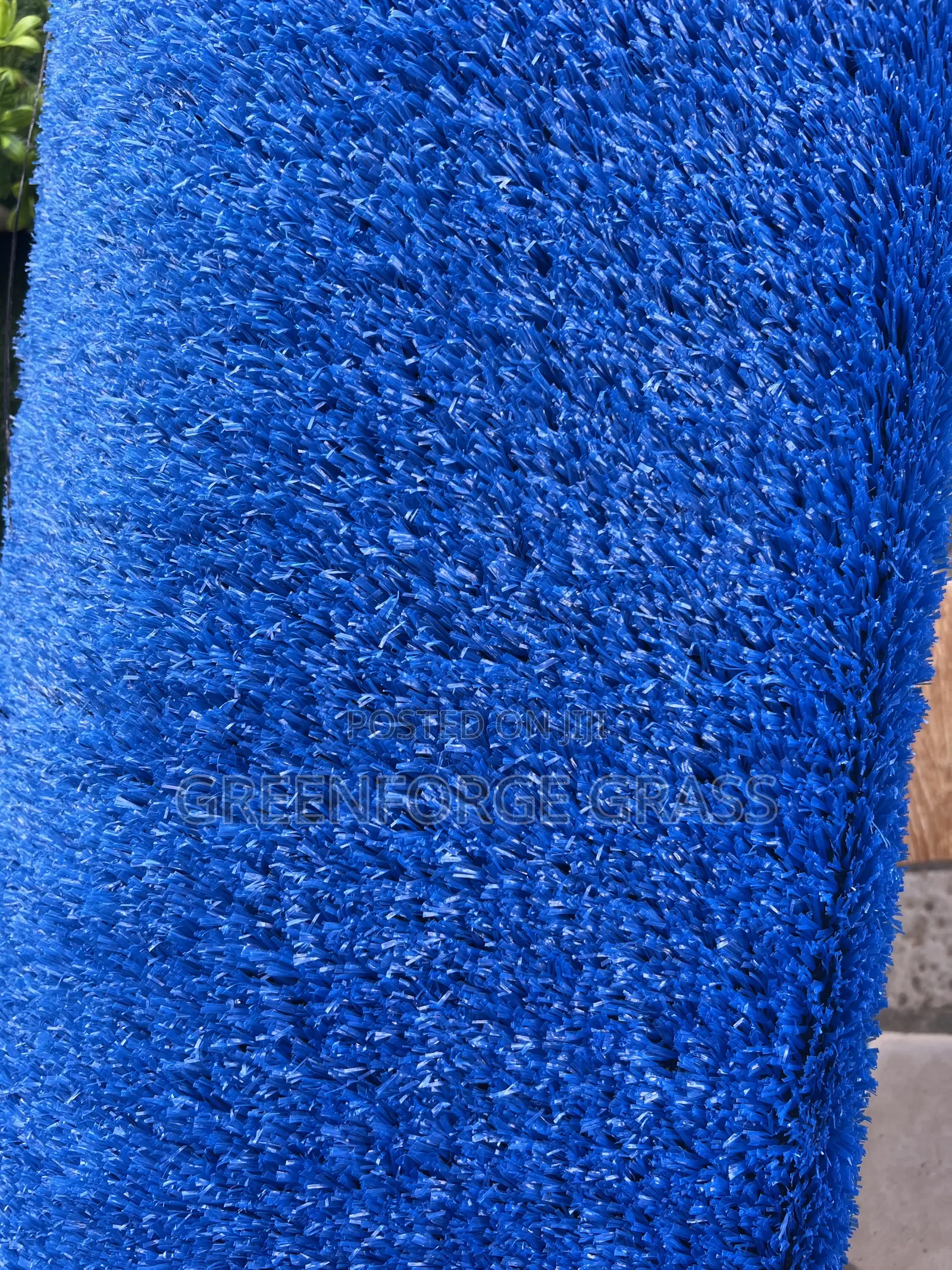 Artificial Grass, 15mm Blue Coloured
