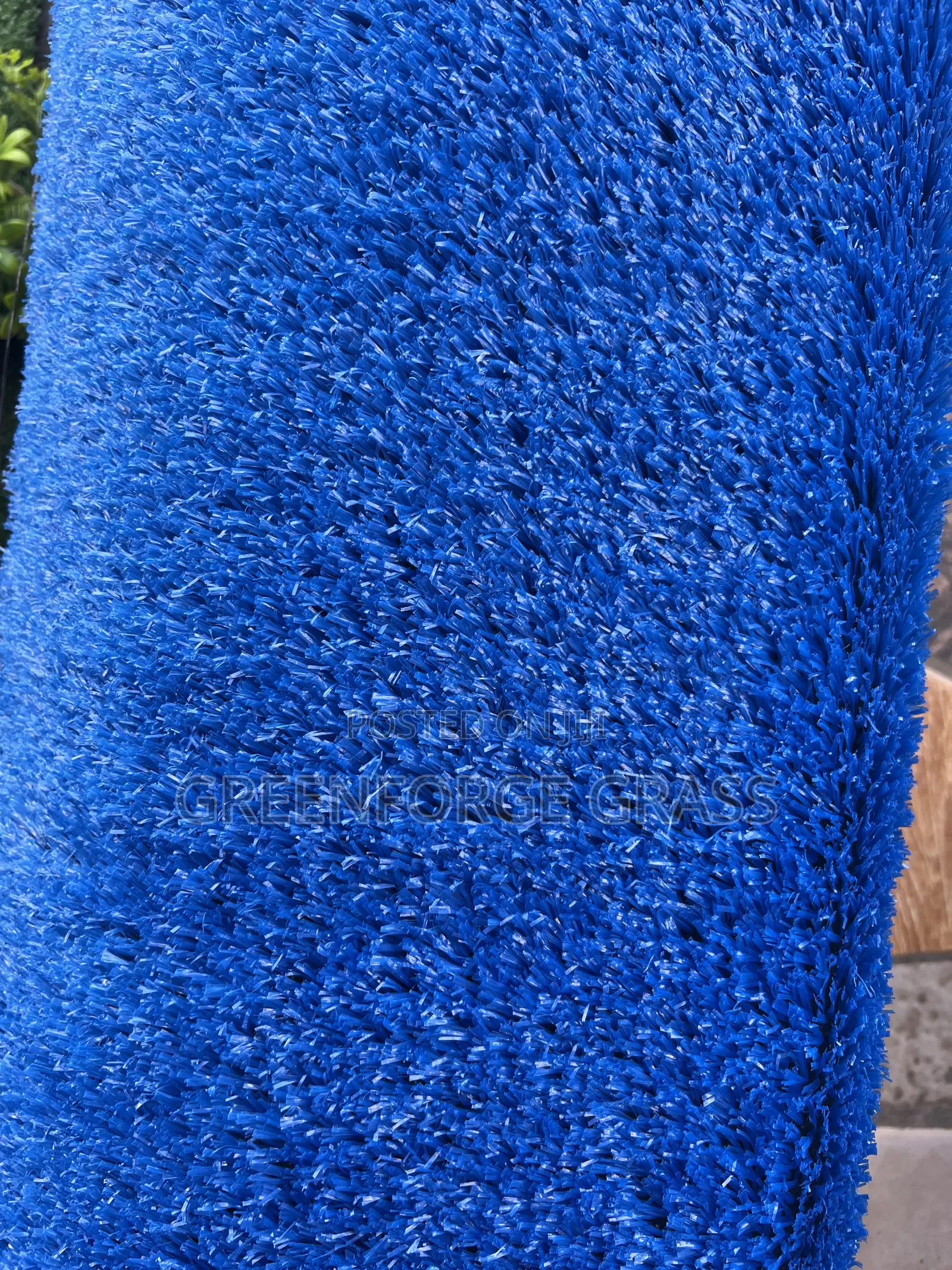 Artificial Grass, 15mm Blue Coloured