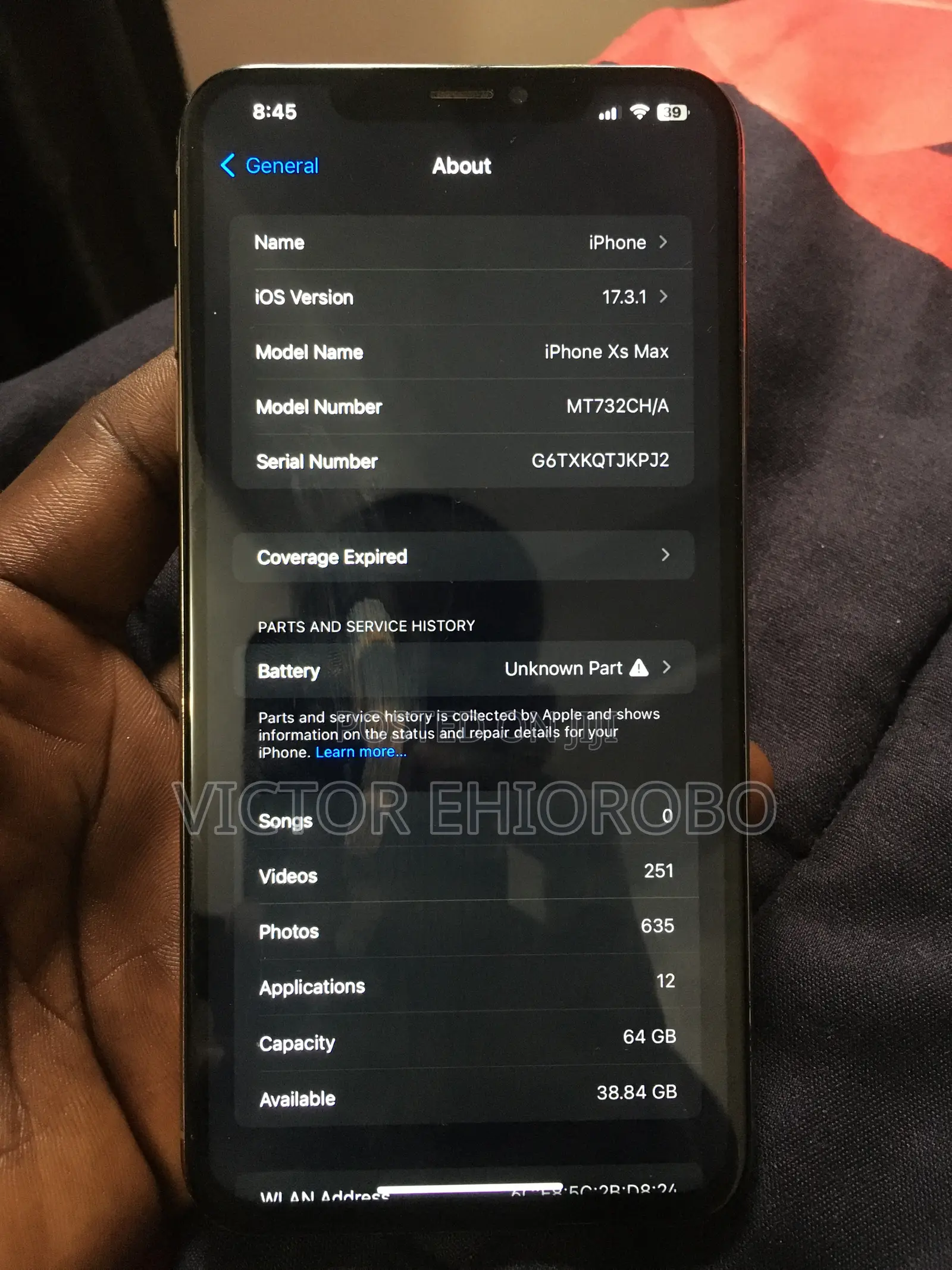 Apple iPhone XS Max 64 GB Gold