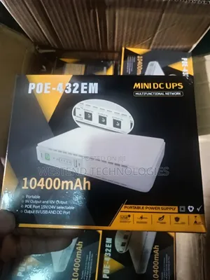 Router Power Bank 10,400MAh Mini DC UPS