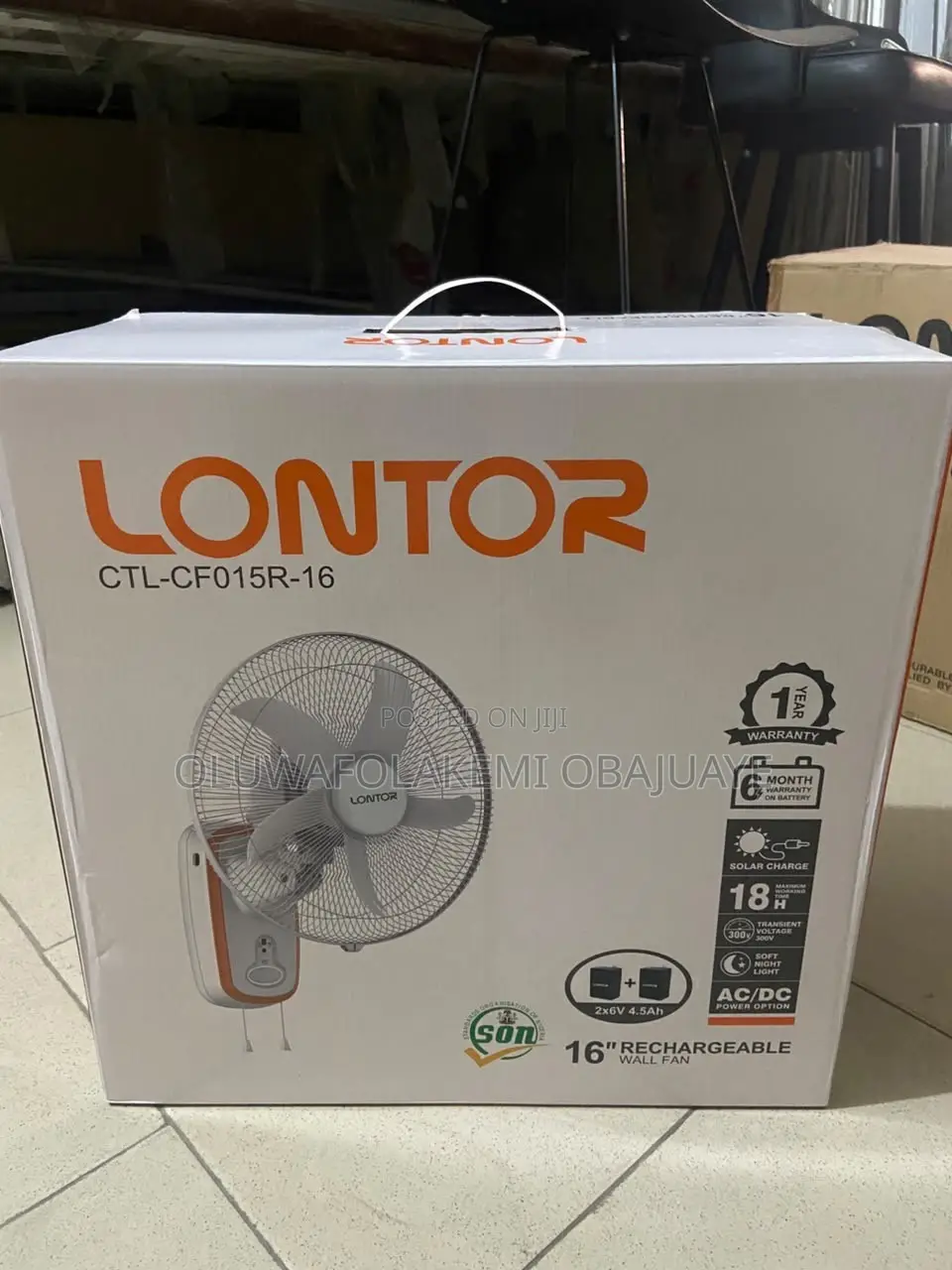 Rechargeable Fan