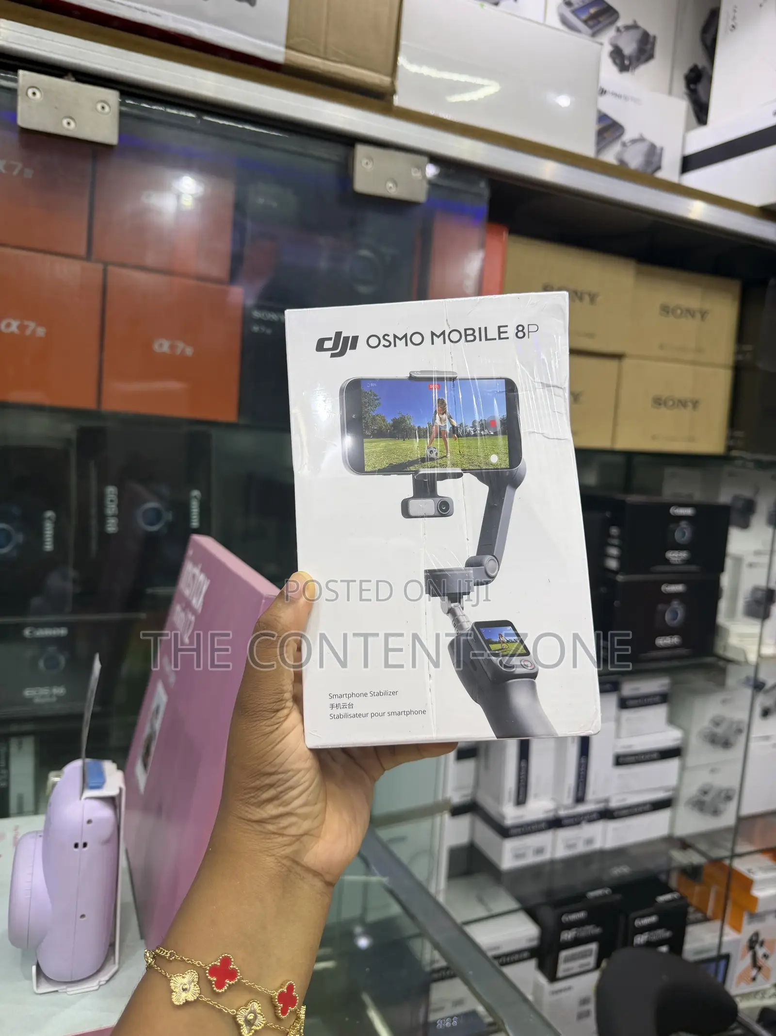 Dji Osmo Mobile 8p Gimbal Stabilizer Live Tracking