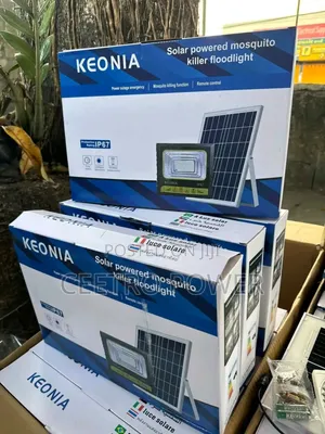 Keonia 100watts Solar Flood Shape Light With Panel