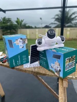 Triple Lens Solar CCTV Camera