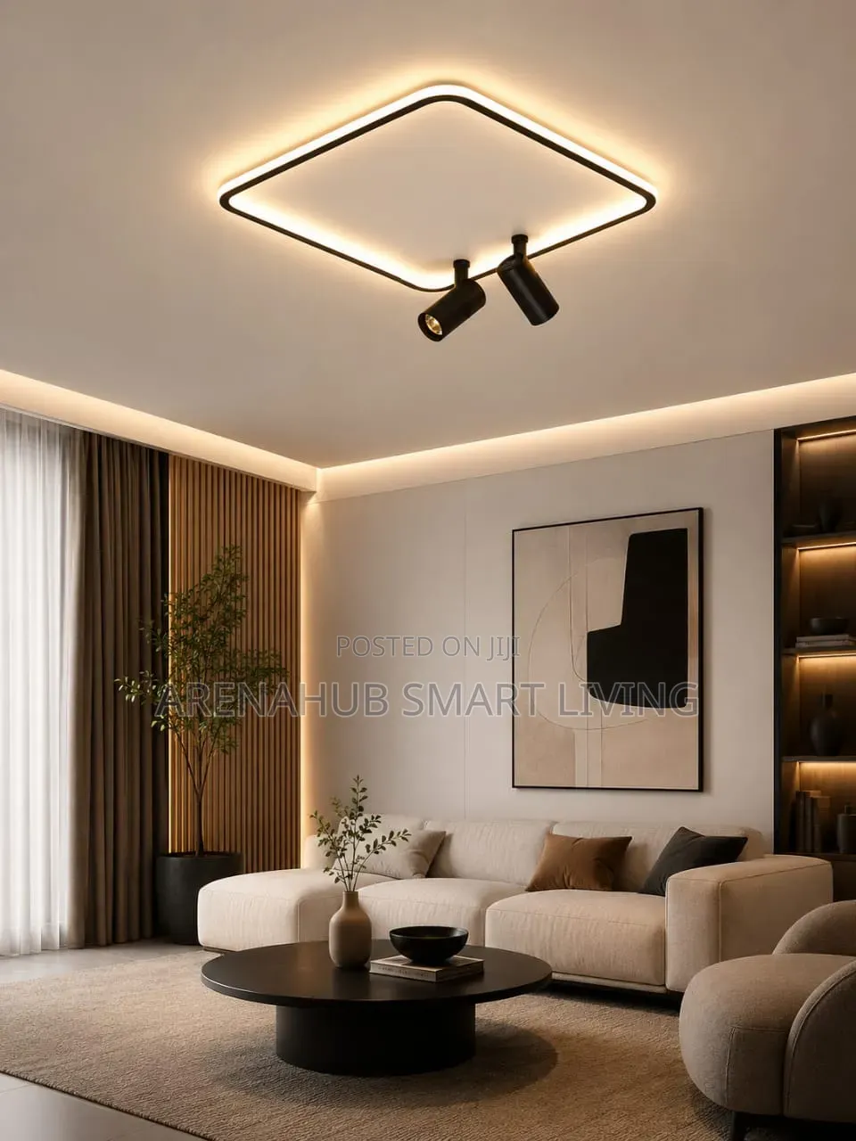 Nordic Minimalist Projection Light With Spotlight Creative