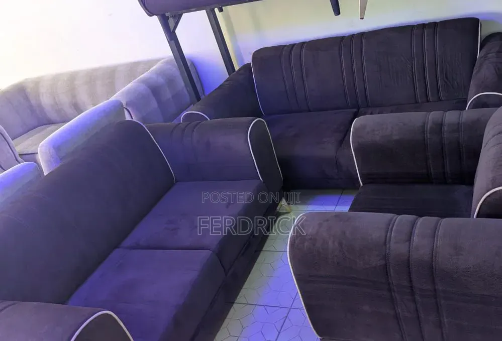 Luxury Set of 7 Seater Fabric Sofa