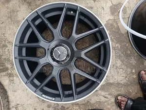 Mercedes AMG 10-Spoke Alloy Rims – Matte Black FOR ECLASS, SCLASS CLS