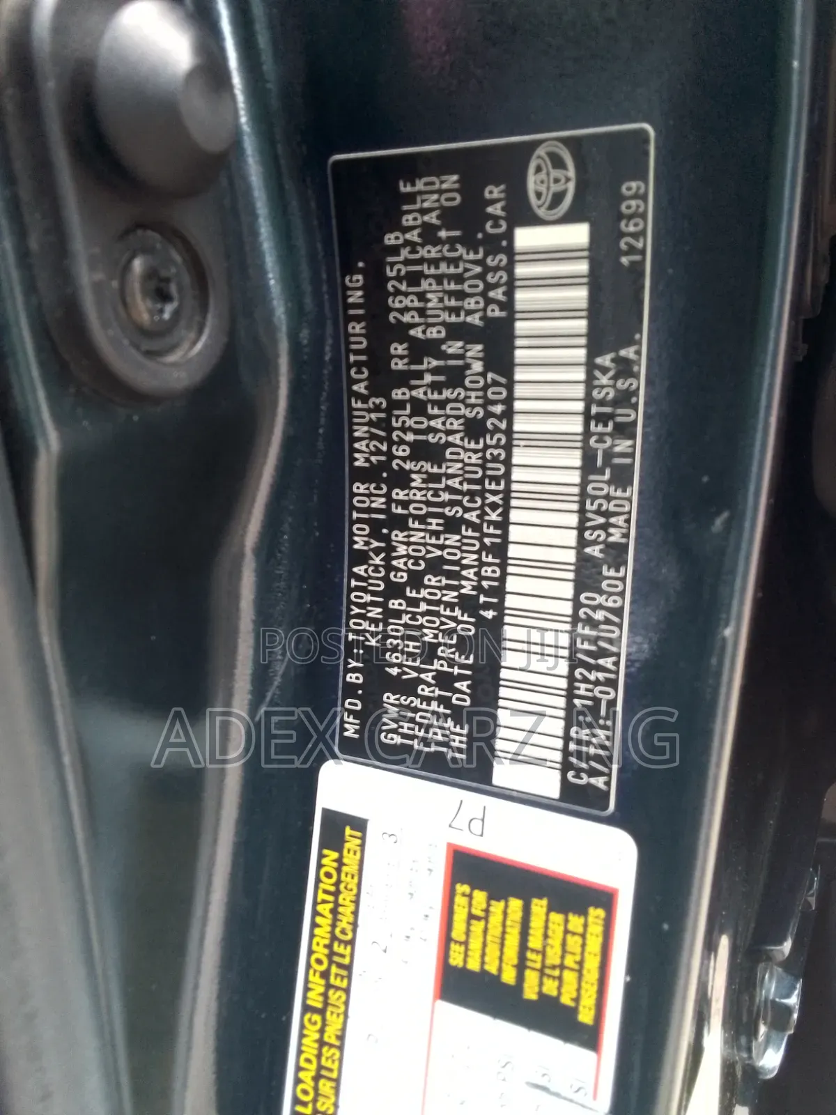 Toyota Camry 2014 Green
