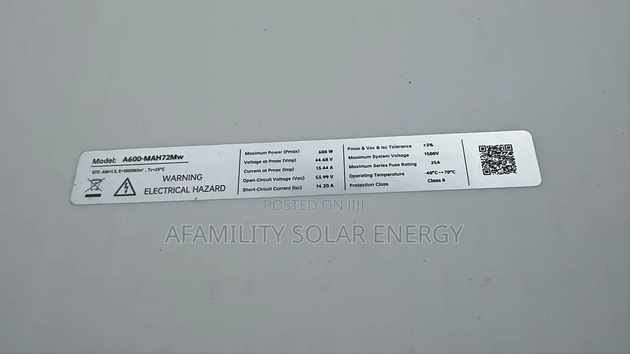 600w Anti Shade Panel