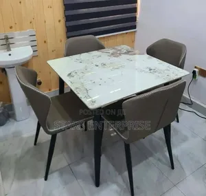 Exquisite 4 Seater Marble Dining