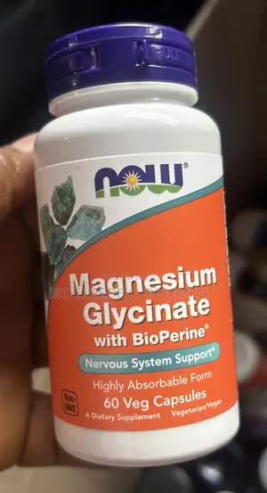 NOW Magnesium Glycinate With Bioperine 60caps