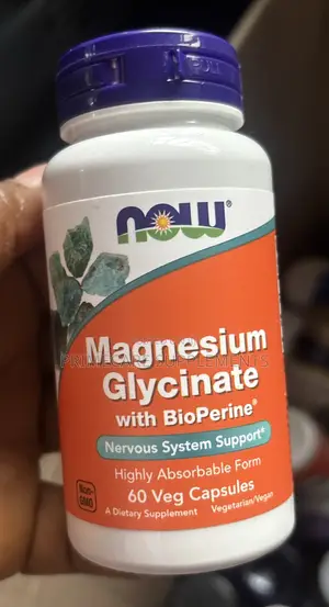NOW Magnesium Glycinate With Bioperine 60caps