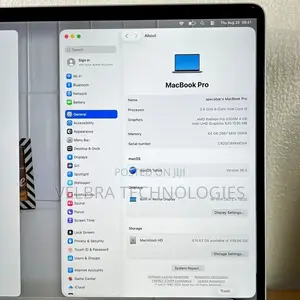 Laptop Apple MacBook Pro 2019 64GB Intel Core i9 SSD 512GB